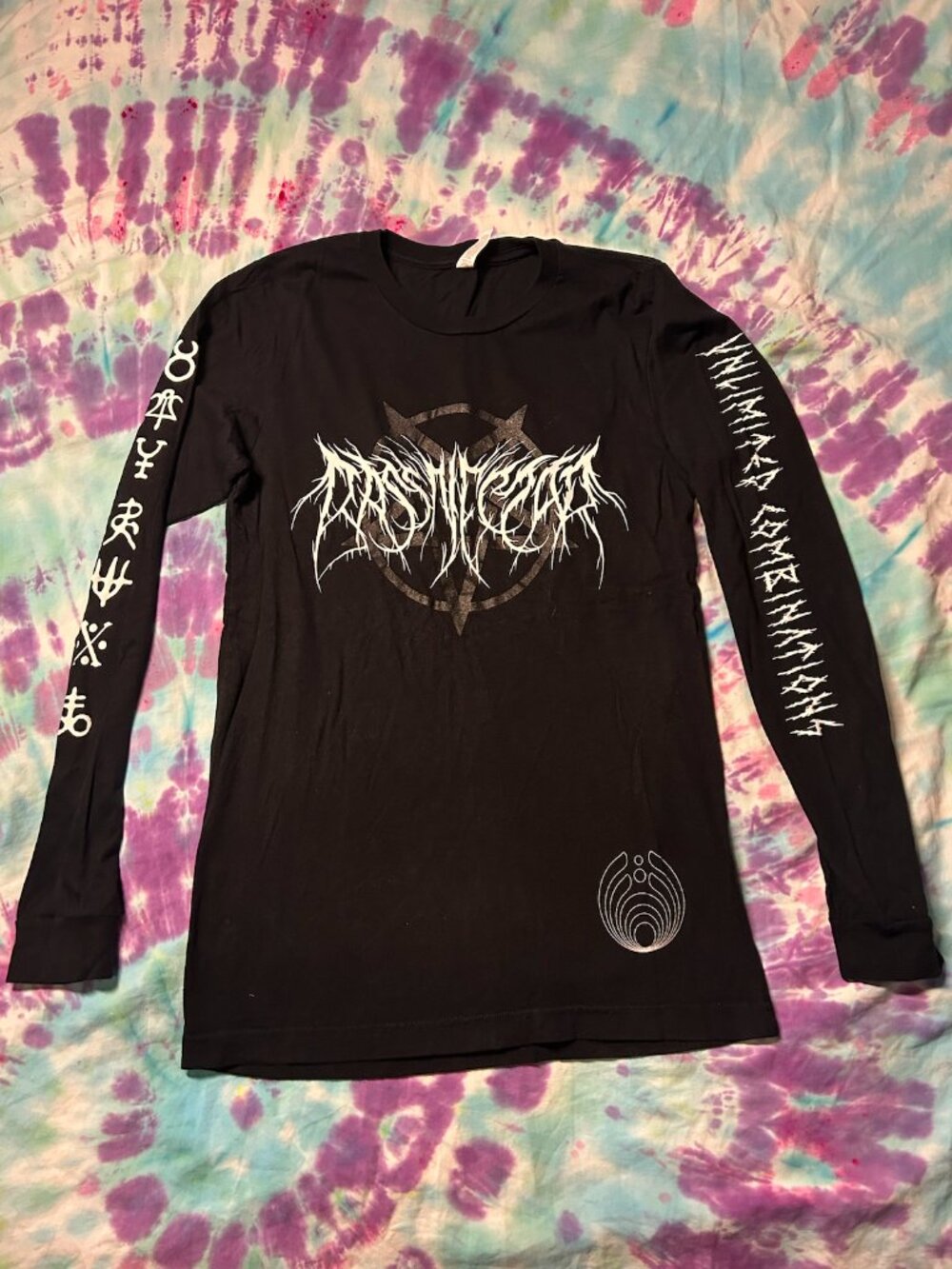 Bassnectar Unlimited Combinations Long Sleeve Tee, Size Small